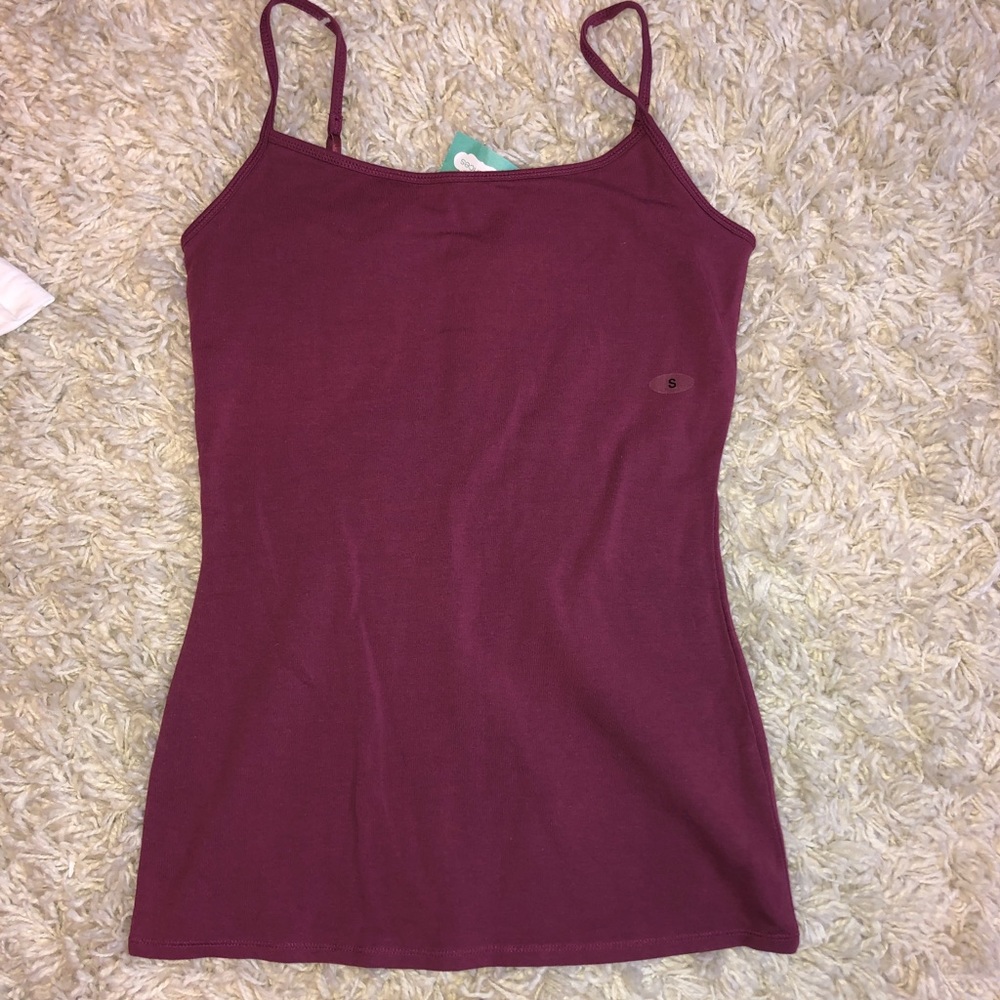 Built in shelf bra cami